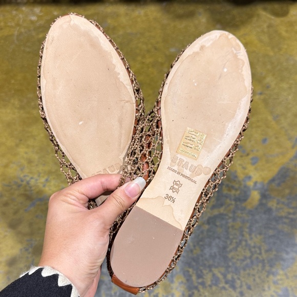 Staud Brown Woven Flats - Picture 3 of 3